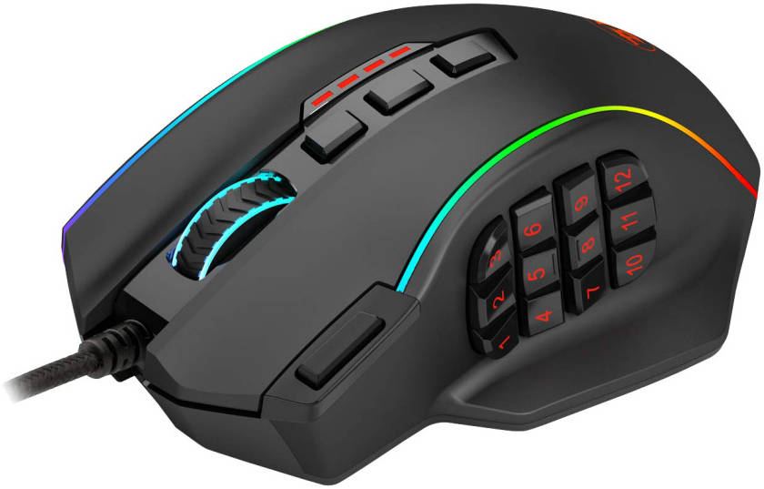 RGB Wired Gaming Mouse with 12 Programmable Buttons